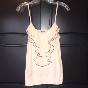 EXPRESS-Adjustable spaghetti-strap top. Size M.